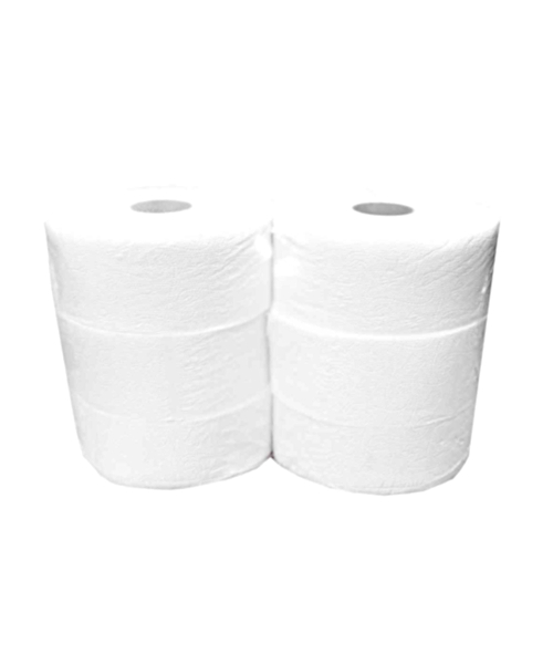Nagytekercses ipari toalett Wc papír 23cm 2 rétegű (100% cell.) 6 darabos